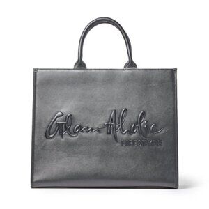 Glamoholic Black Luxury Tote Bag